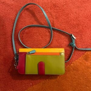 ili New York Wallet Crossbody Bag Leather